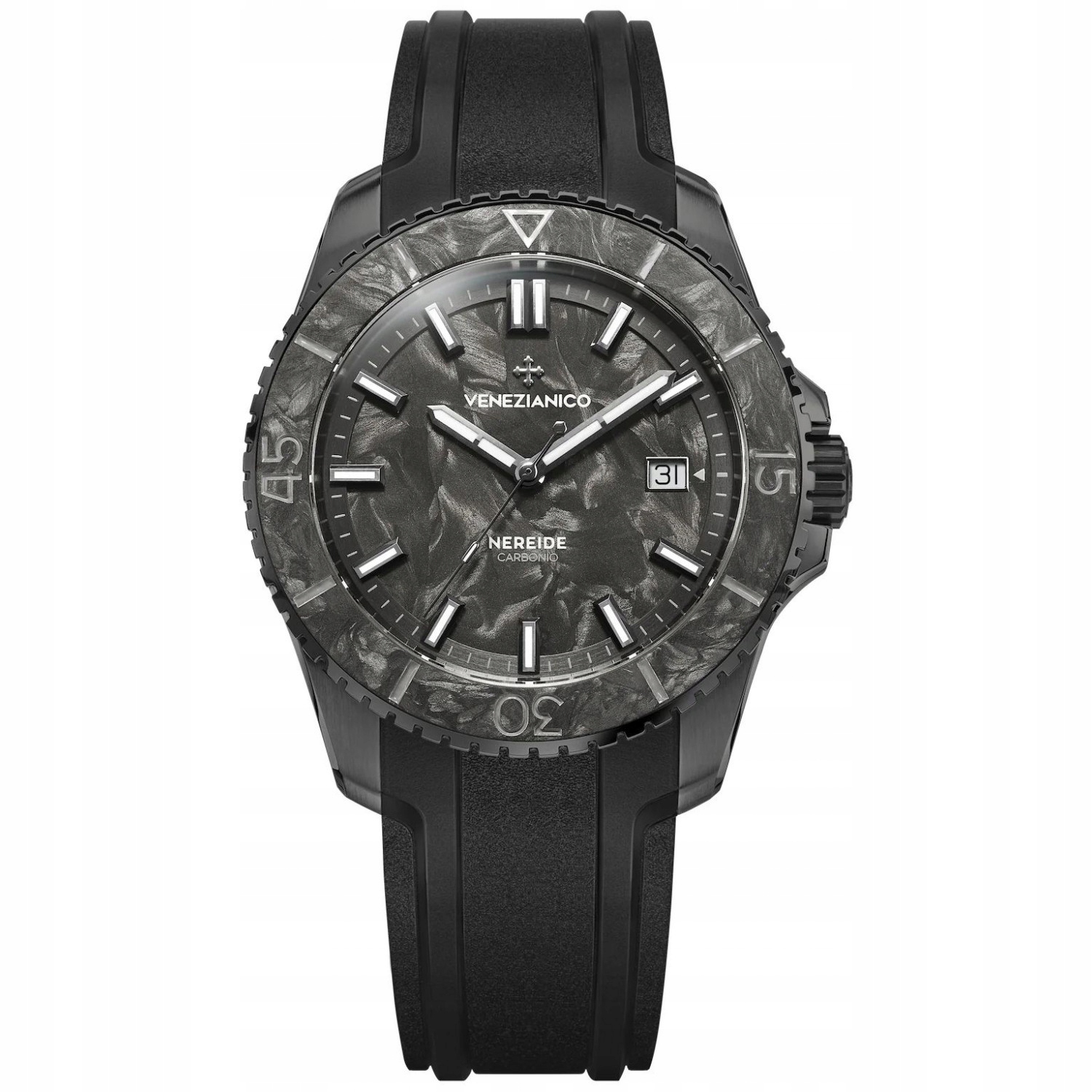 Pánské Hodinky Venezianico 4521560 s černým řemínkem