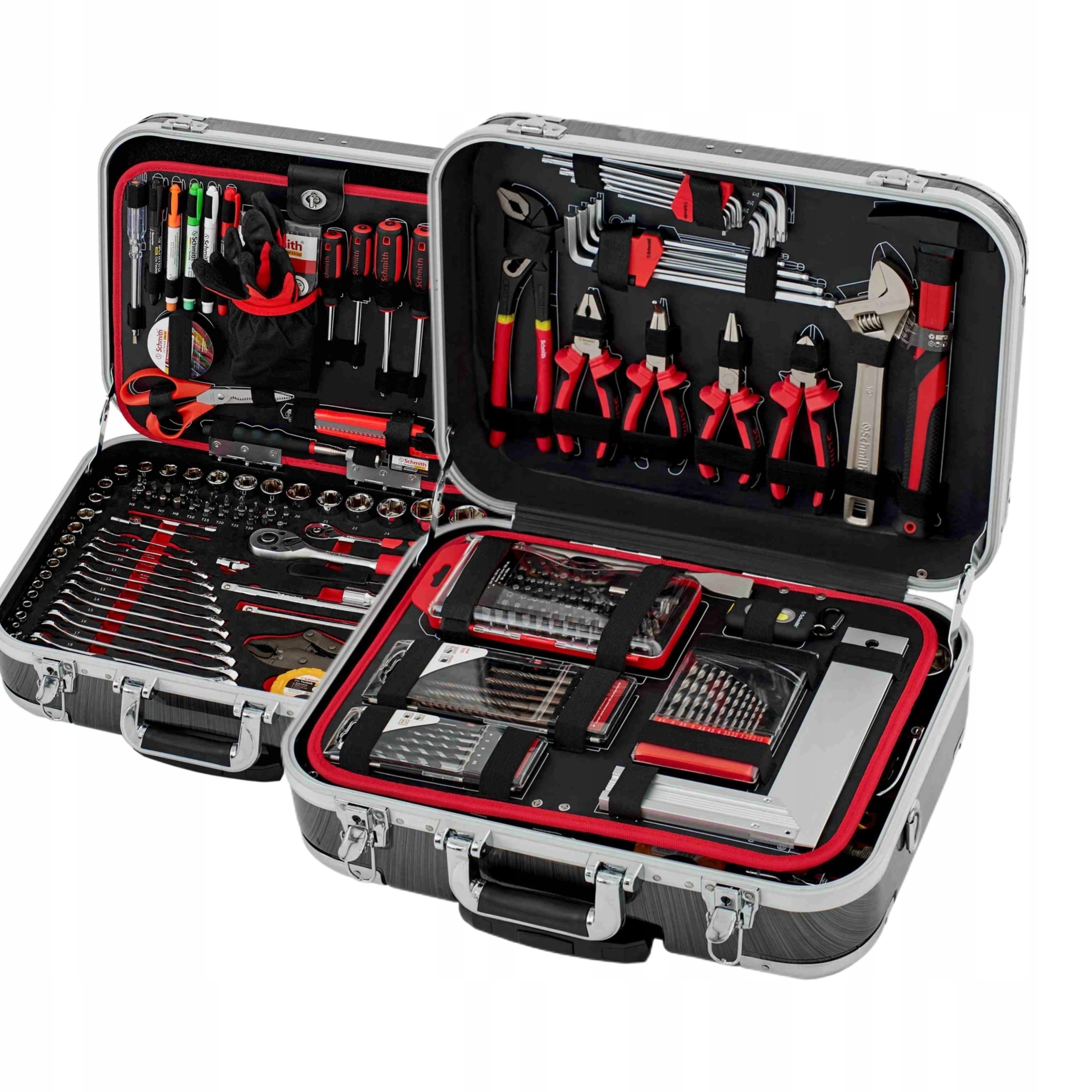Schmith Sada Náradia Elektrika 252 Ks Kľúče Kufor Na Náradie