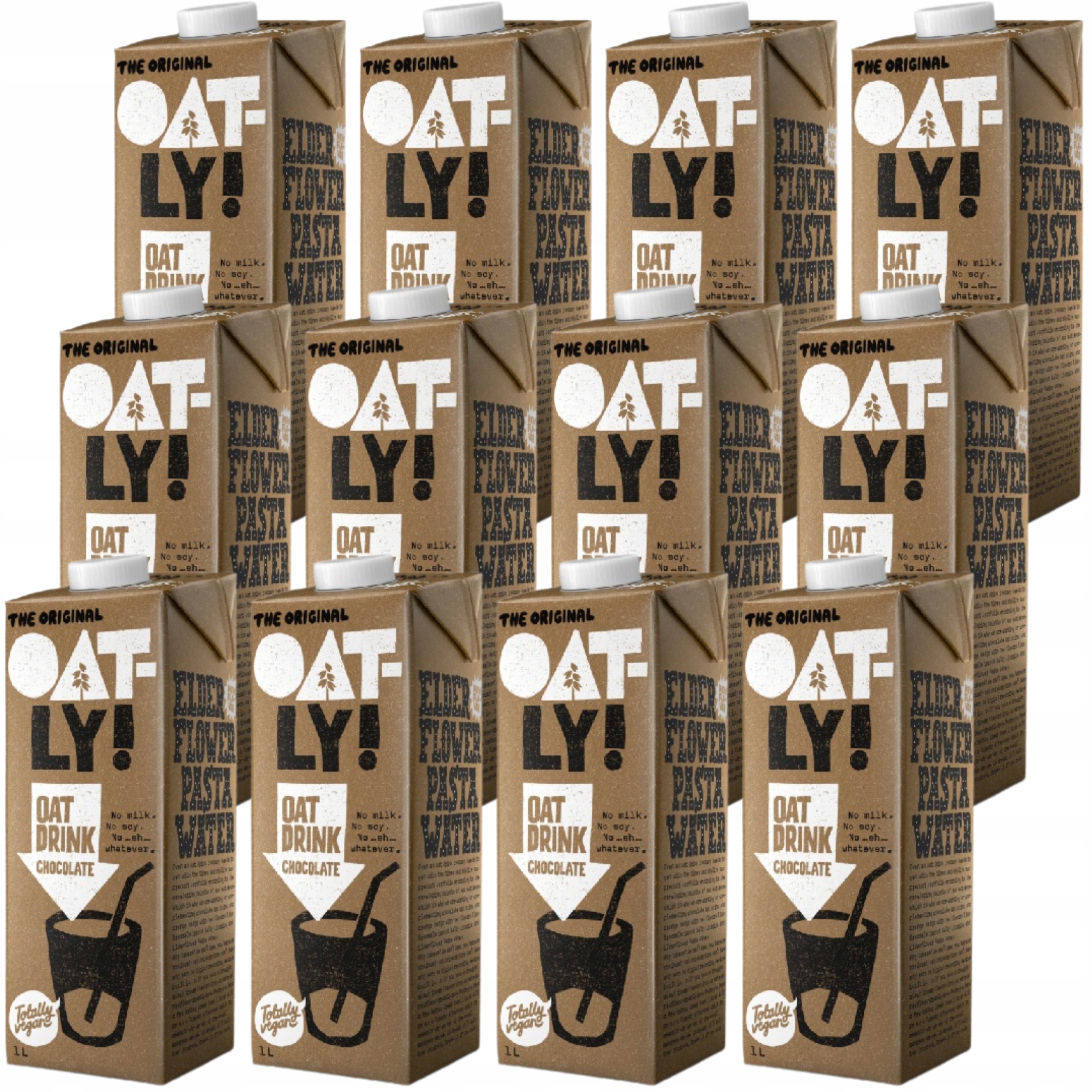 Oatly Kakao Owsiany Napój Czekoladowy Roślinny Bez Laktozy I Nabiału 12x 1l
