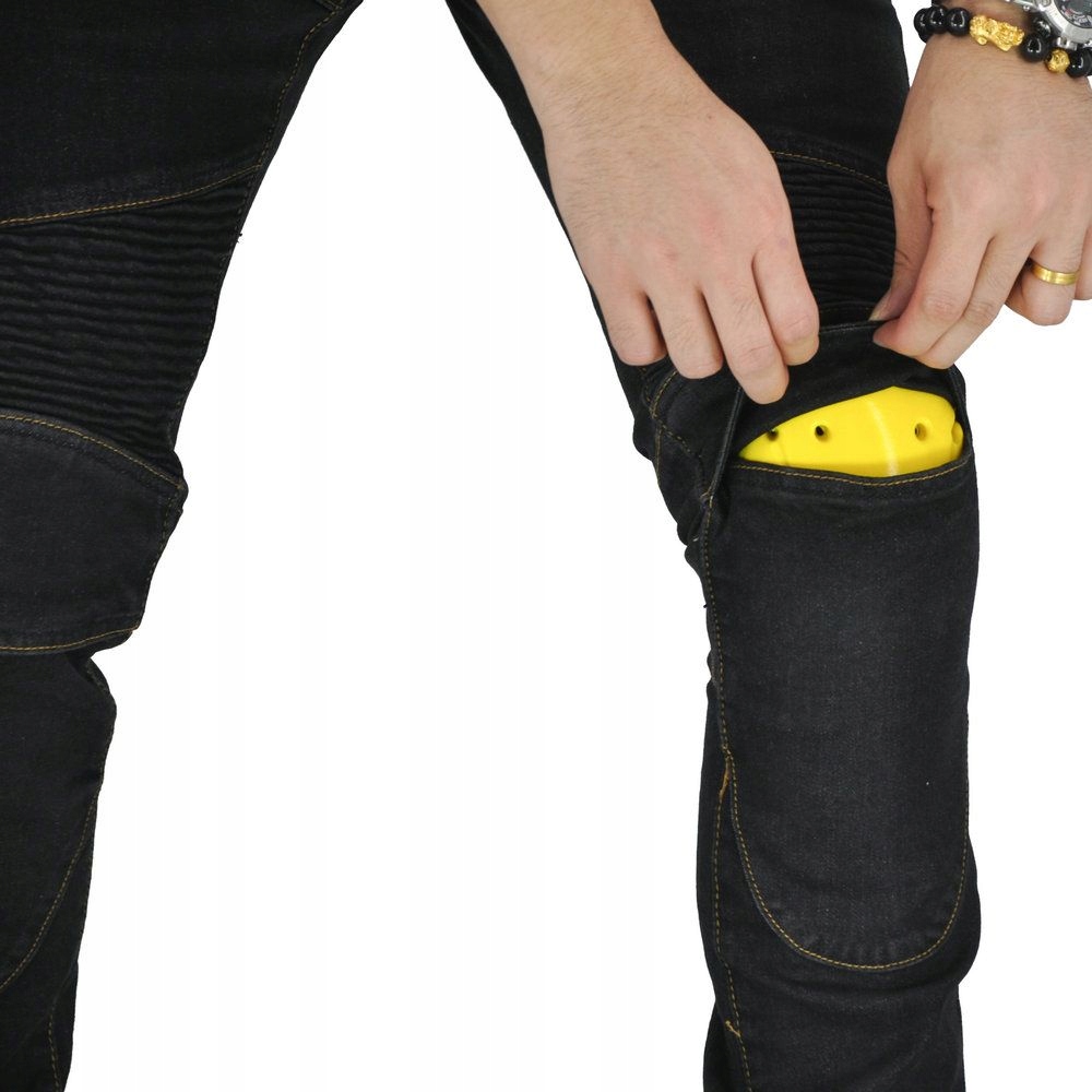 SPODNIE MOTOCYKLOWE BOJÓWKI MĘSKIE JEANSYw Model JEANES MESKIE