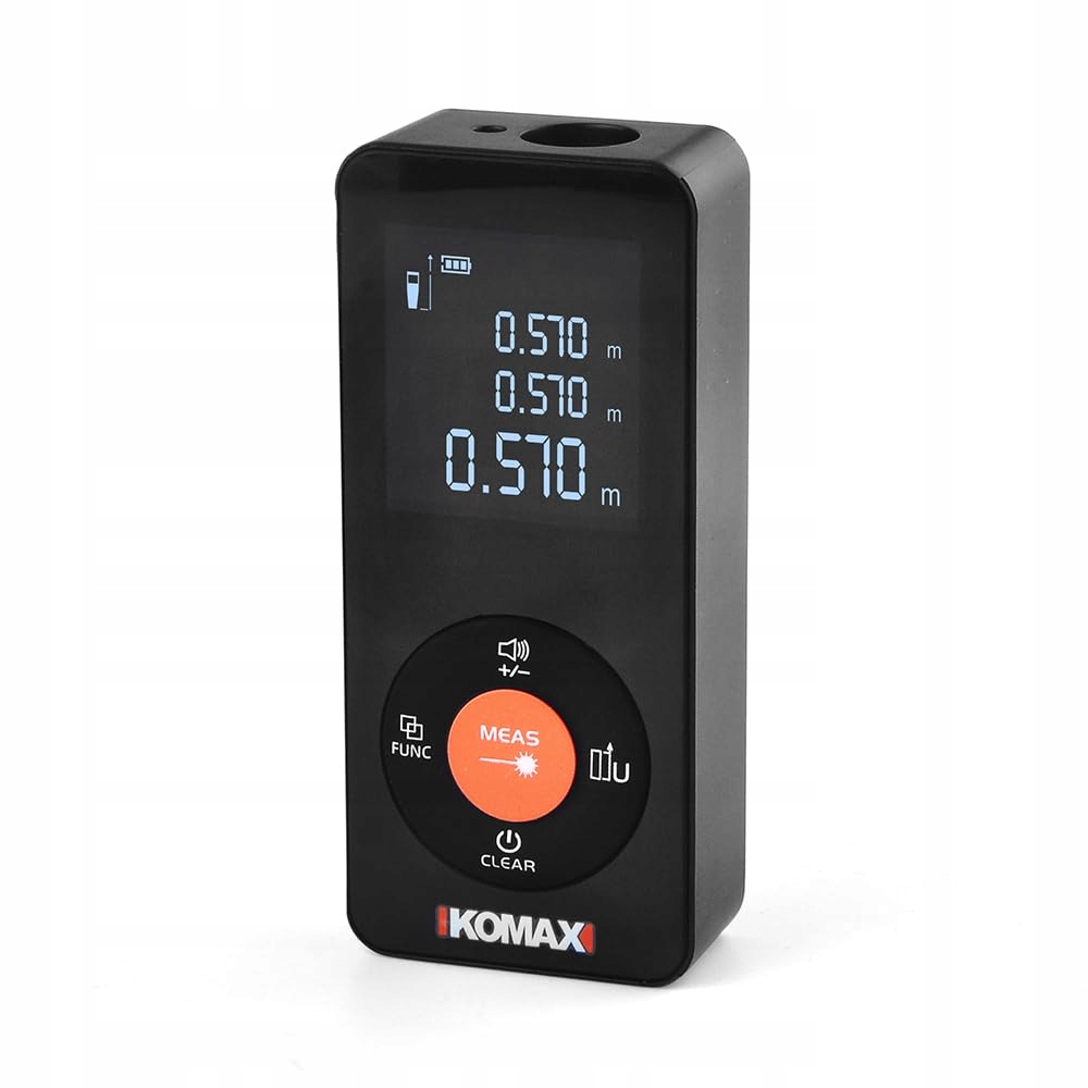 WINTAPE 50M Laserowy Dalmierz Cyfrowa Poziomica LCD Miernik Odległości — miniatura 6