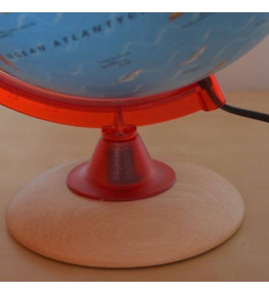 GLOBUS DLA DZIECI CIRCUS 25cm PODŚWIETLANY POL/FIZ Kolor niebieski