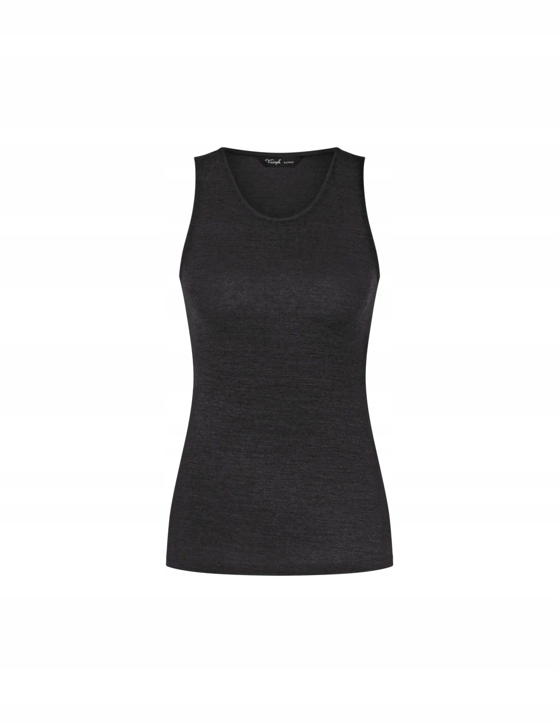 Dámské tričko bez rukávů Triumph Beauty Layers Nsl Top Wool, vlněné tričko S