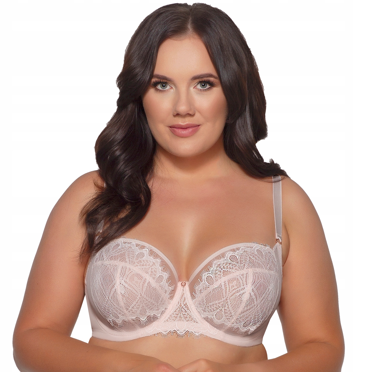 Ava 2077 Rossa petal pink krajka růžová Měkká podprsenka Soft 75B