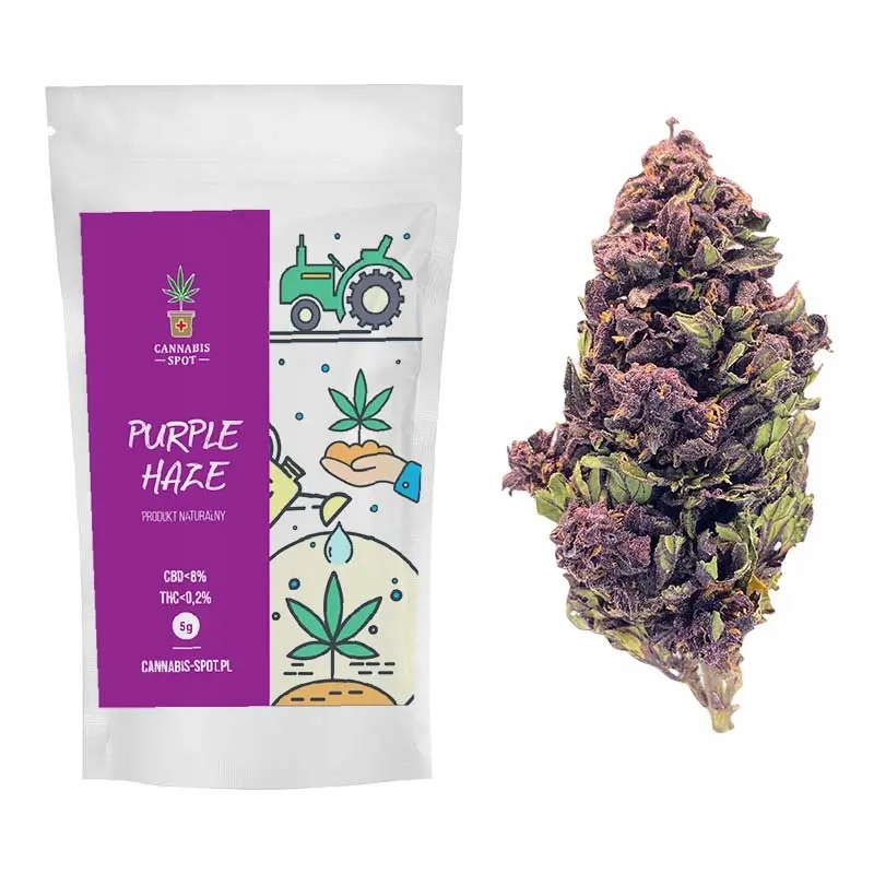 

Purple Haze Susz Konopny Cbd <8% 1g