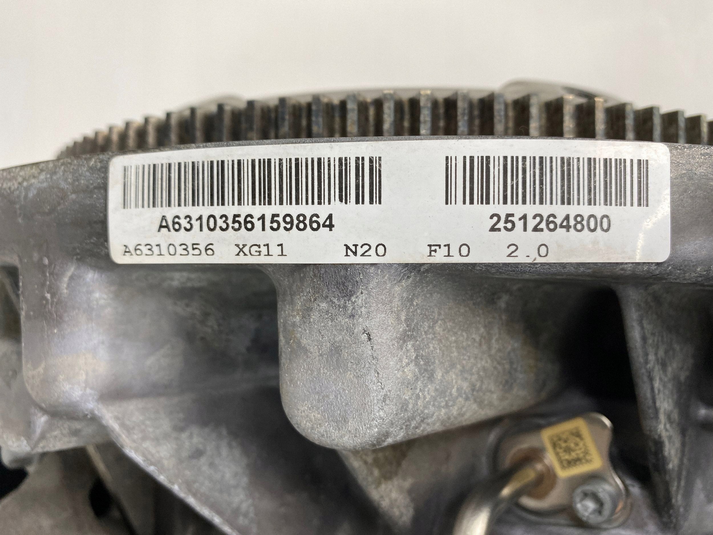 BMW 520i F10 2012r engine complete N20B20 N20 2.0i N20B20B