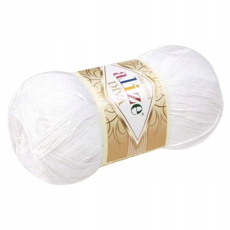 Alize Diva 55 biały