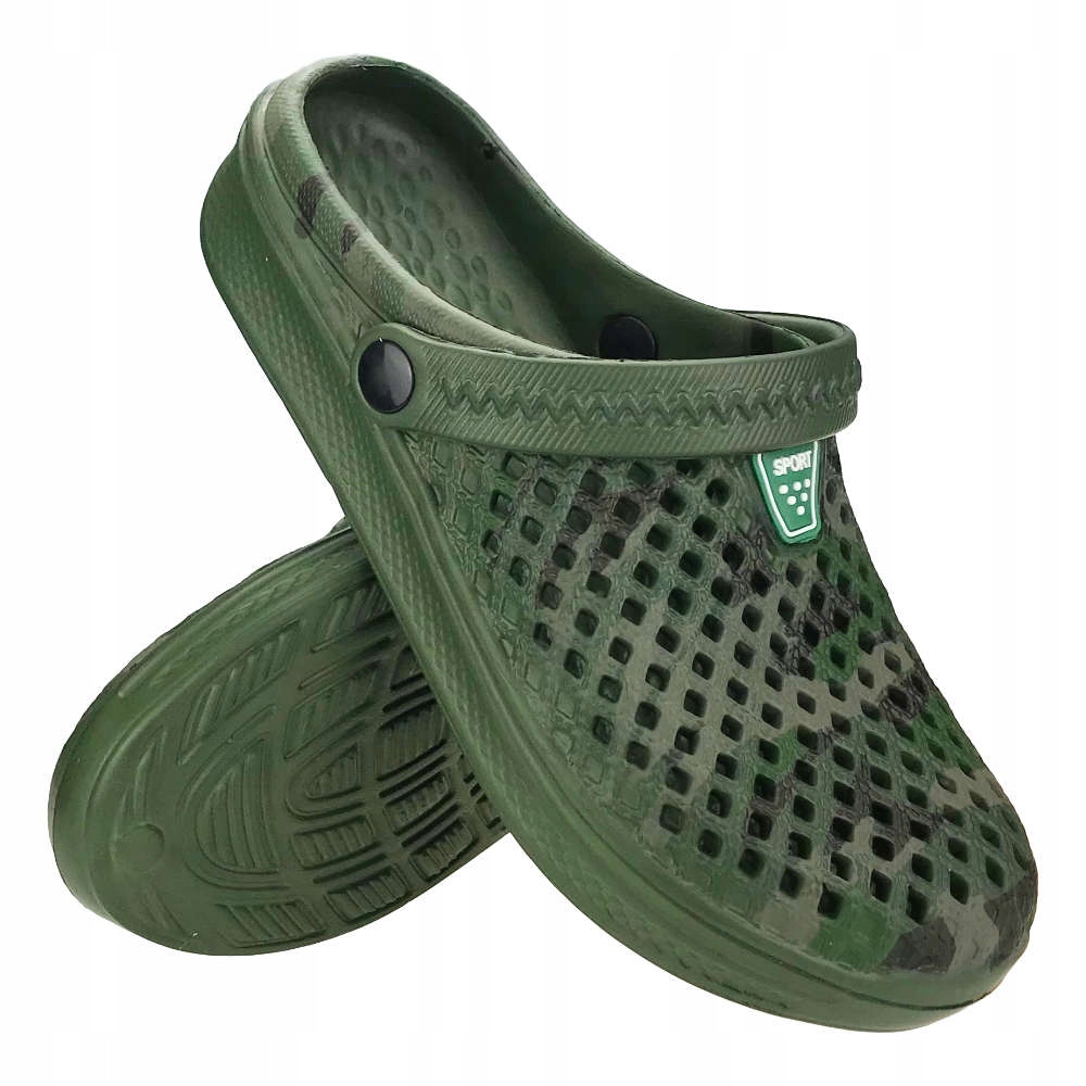 

Chodaki piankowe kroksy Sport Camo Zielone 45