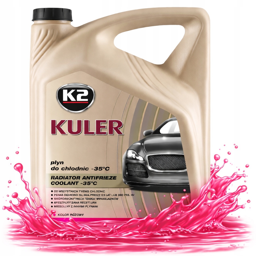 Gotowy Płyn Do Chłodnic G13 *różowy* K2 Kuler 5L