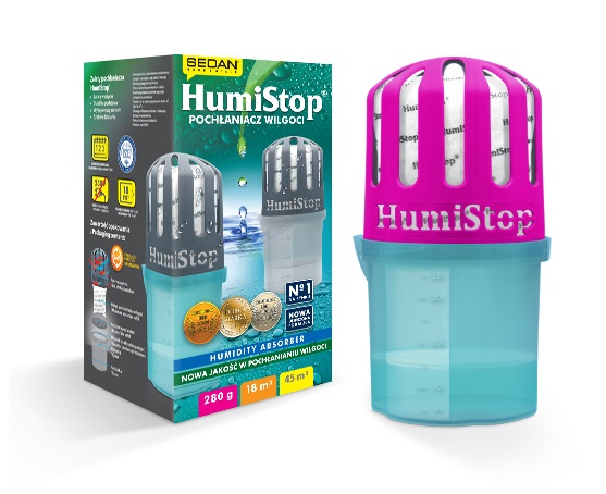 POCHŁANIACZ WILGOCI HUMISTOP z wkładem RÓŻOWY