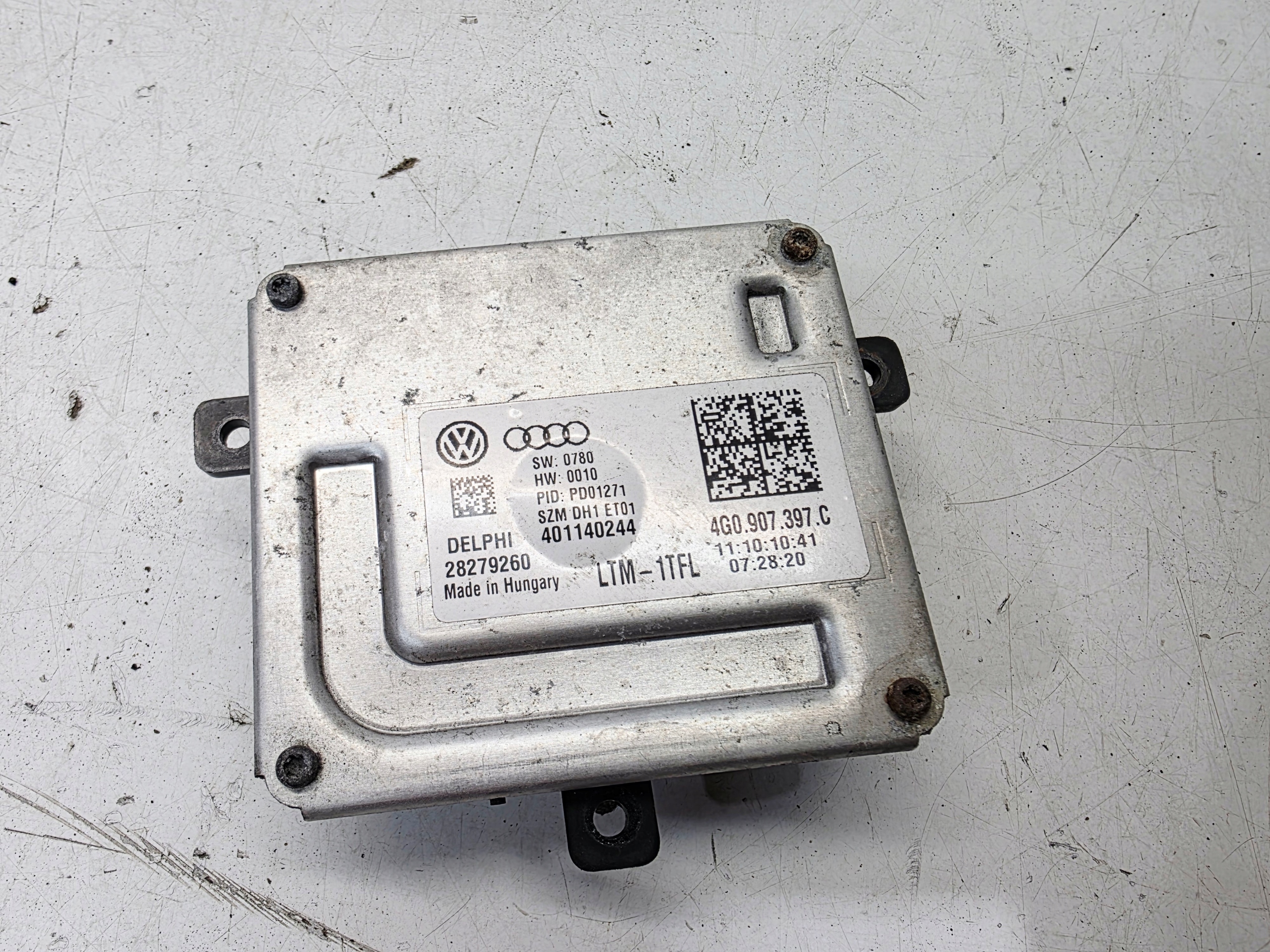 control unit module REFLEKTORA AUDI A3 8V A4 A5 A6 C7 A7 A8 4G0907397C