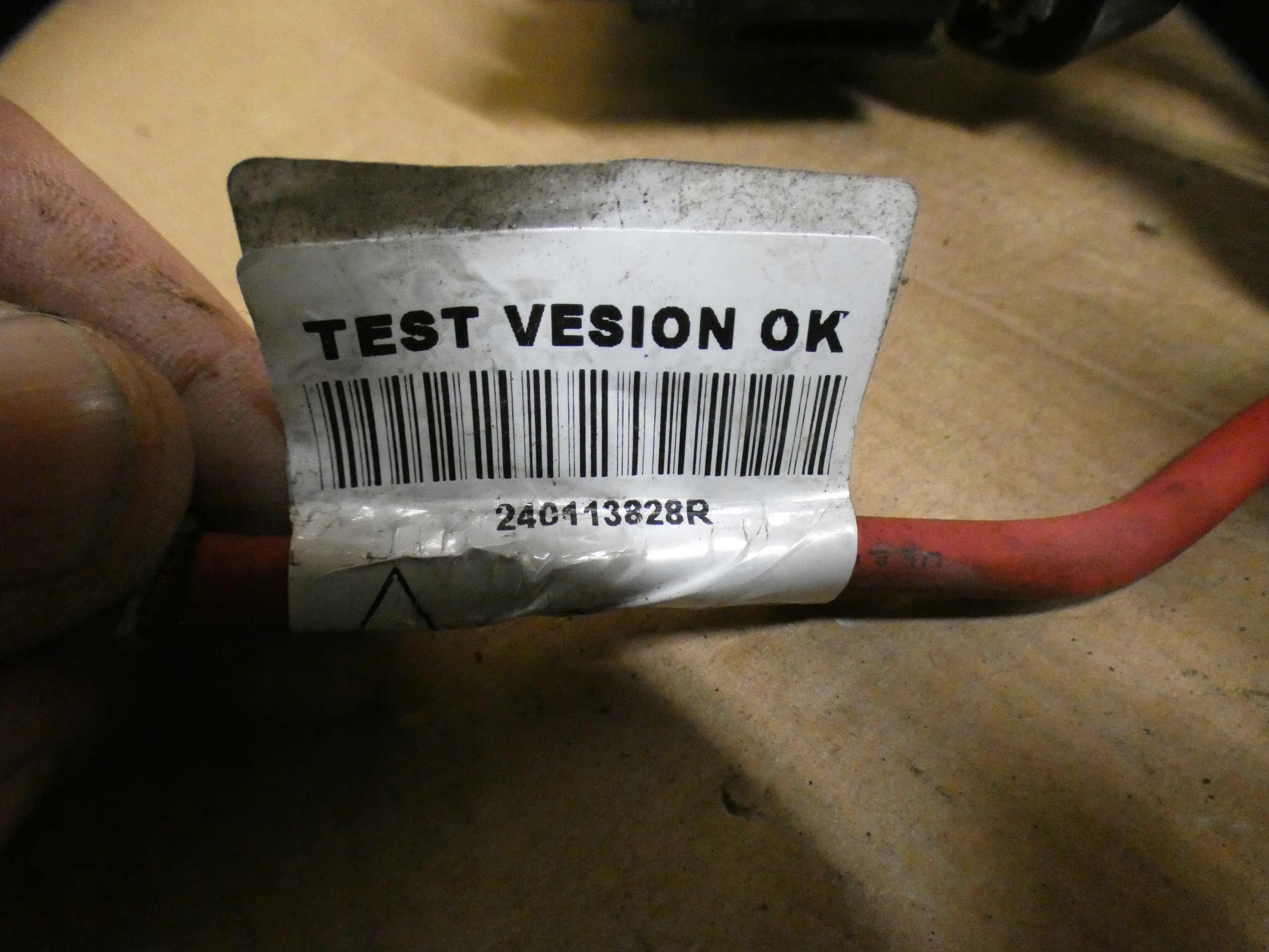 DACIA LODGY dokker 1.2tce 1,2 TCE bundle motor wiring