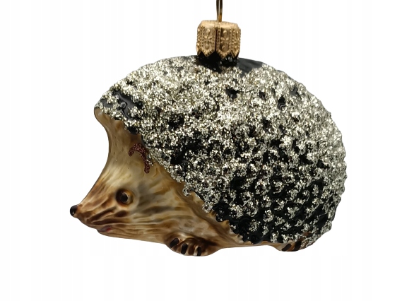 

Bombki Choinkowe Szklane Jeżyk 8x7cm