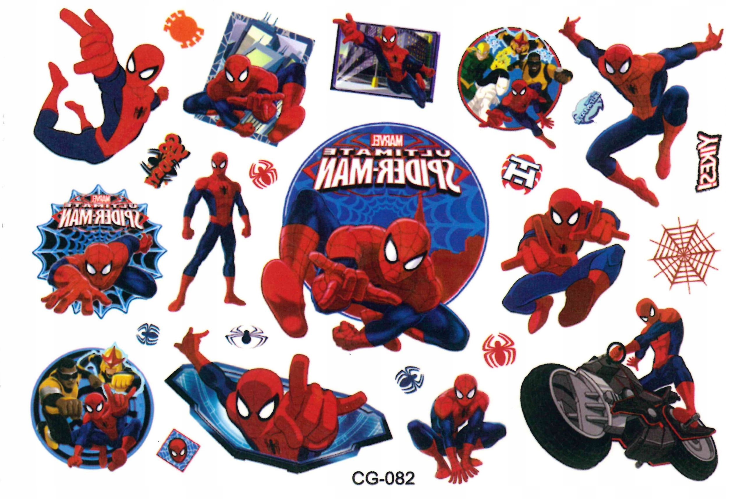 

Tatuaż zmywalny dla dzieci Spider-man CG082
