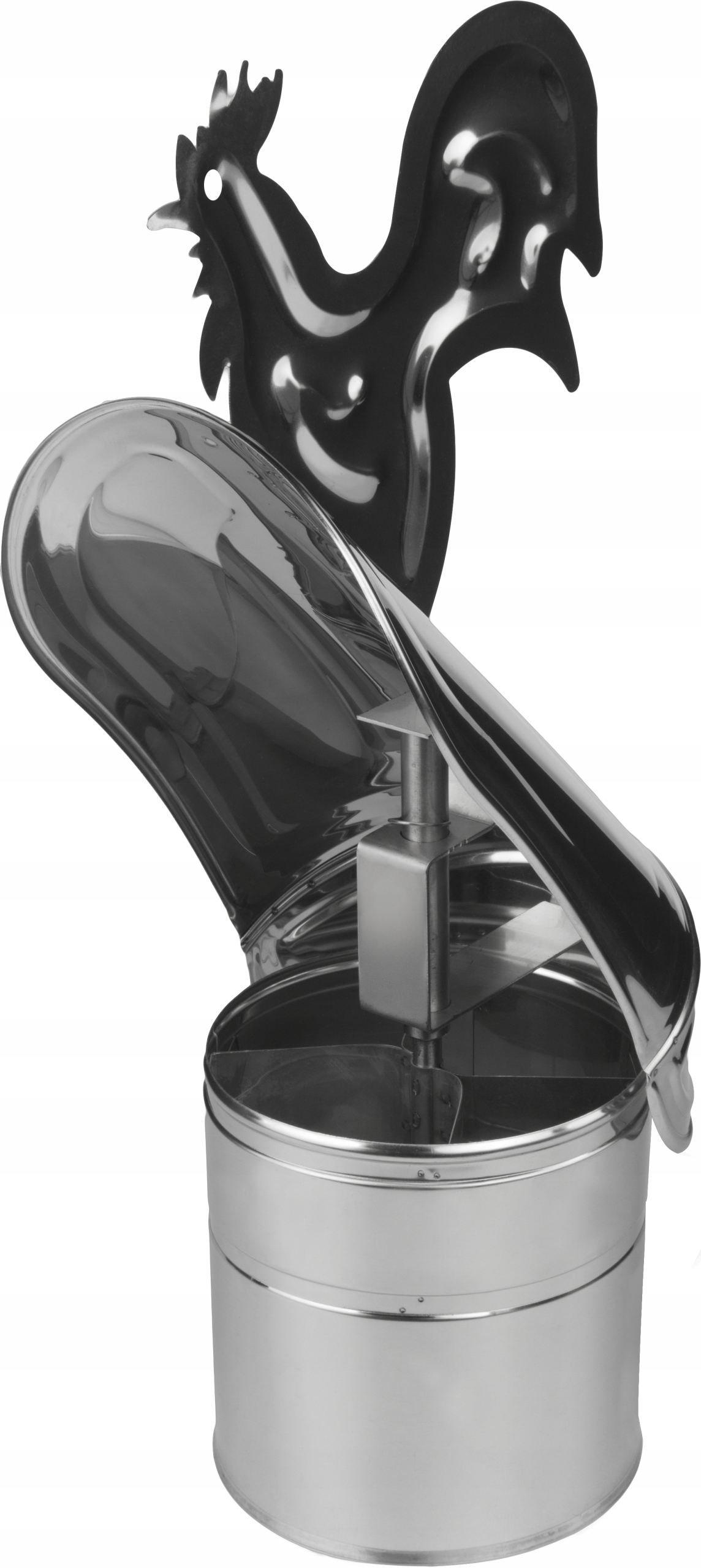 NASADA KOMINOWA STRAŻAK Z KOGUTEM FI 150 NA KOMIN KWASOODPORNA PRODMAX