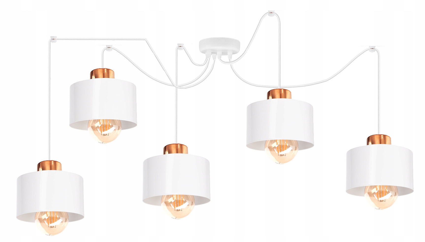 Lustr Závěsná Lampa Pavouk Loft 5xE27 Stropní