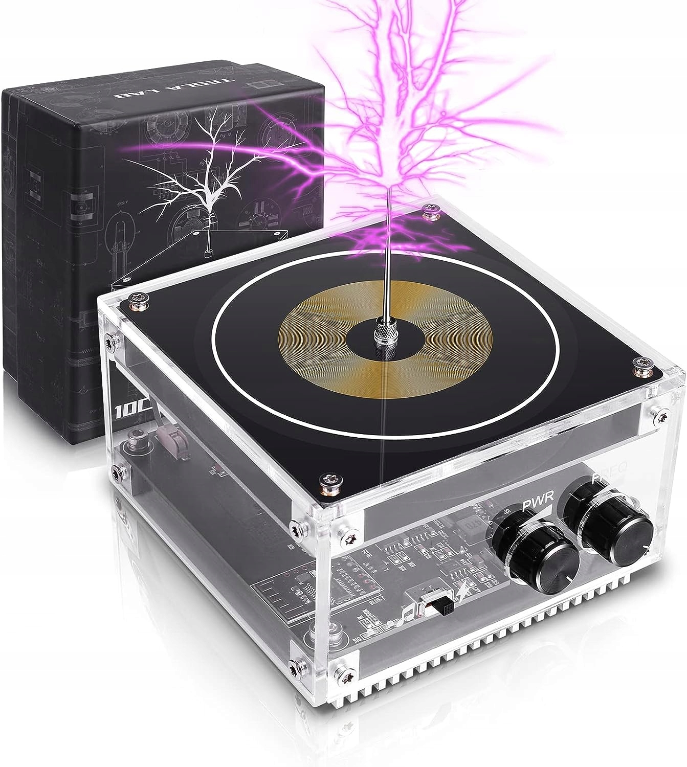 Bluetooth Tesla Coil Music Plazmový reproduktor Touchable Vědecké experimenty