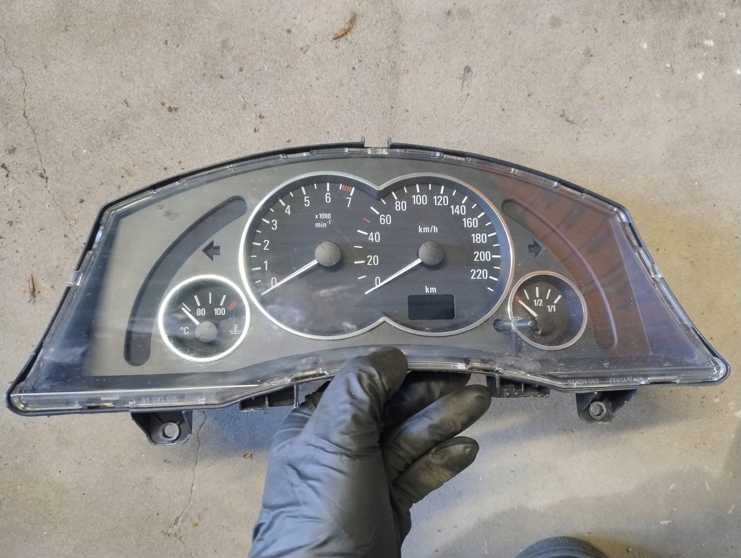 OPEL MERIVA A dials EUROPA 13173382 XU