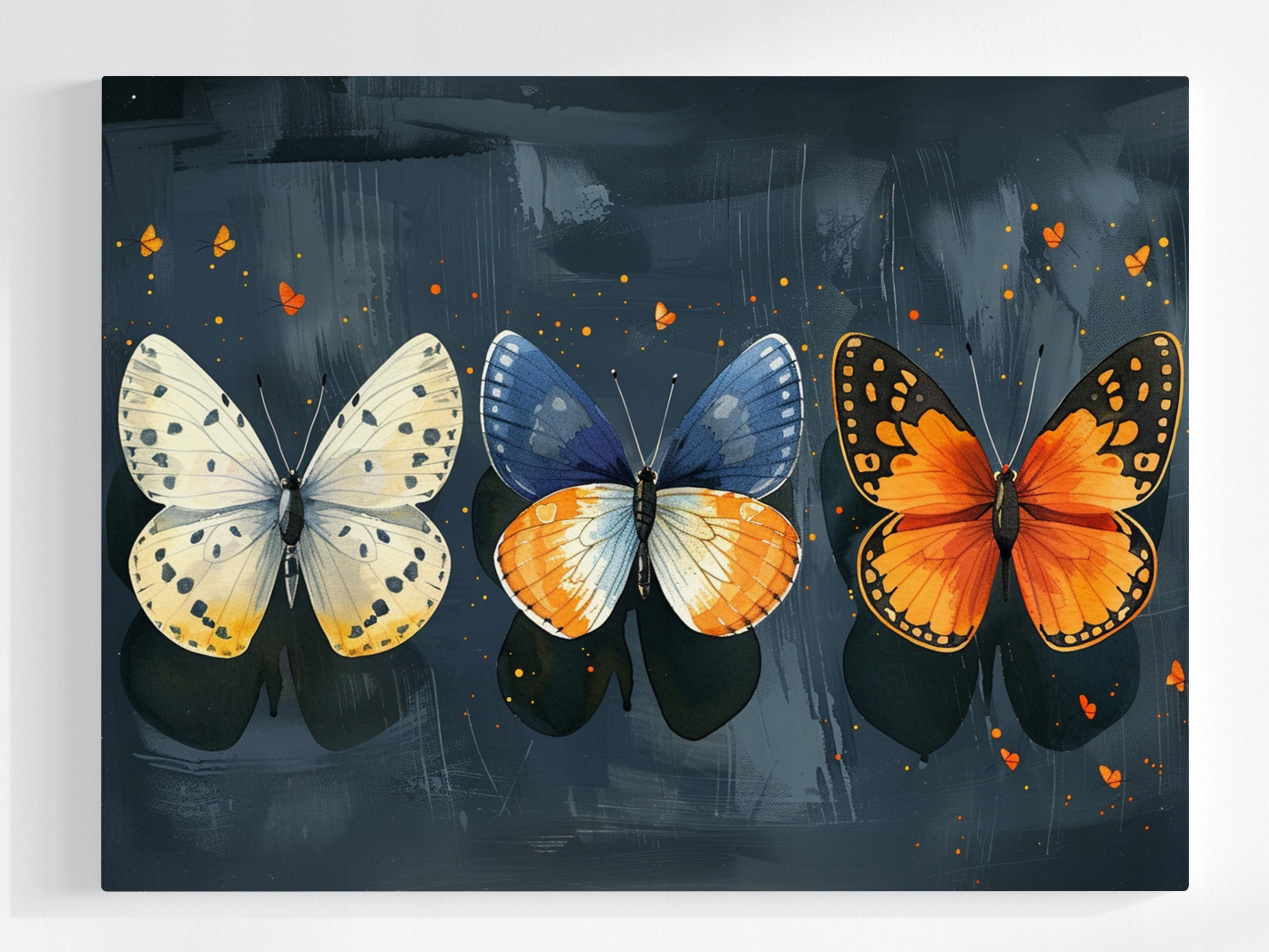 Obraz Na Plátně Canvas Fauna Příroda Barevné Motýli Hmyz 100x75