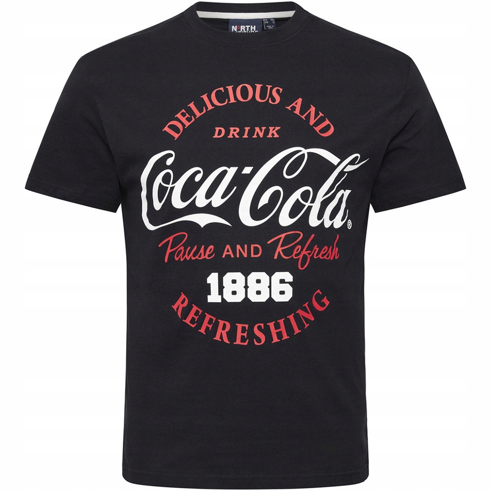 North Latitude tričko pánské coca cola t-shirt 5XL černá