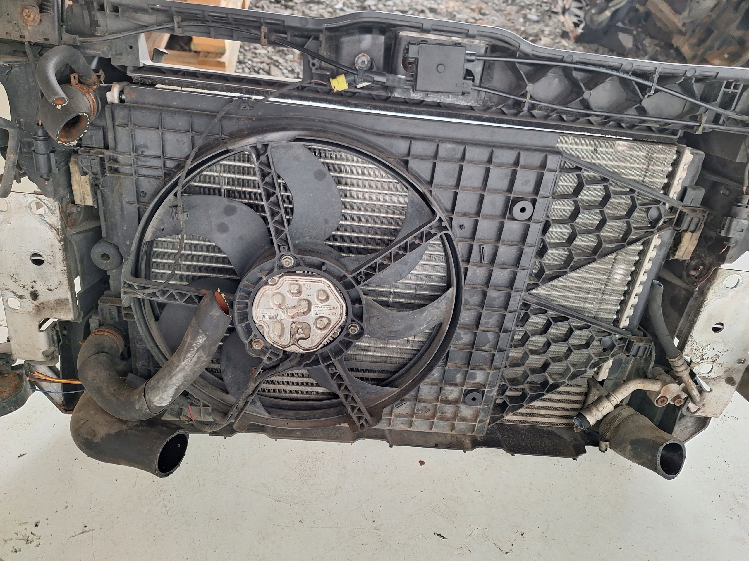 AUDI A1 8X 10-18 support panel for radiators 1.6 TDI CAY