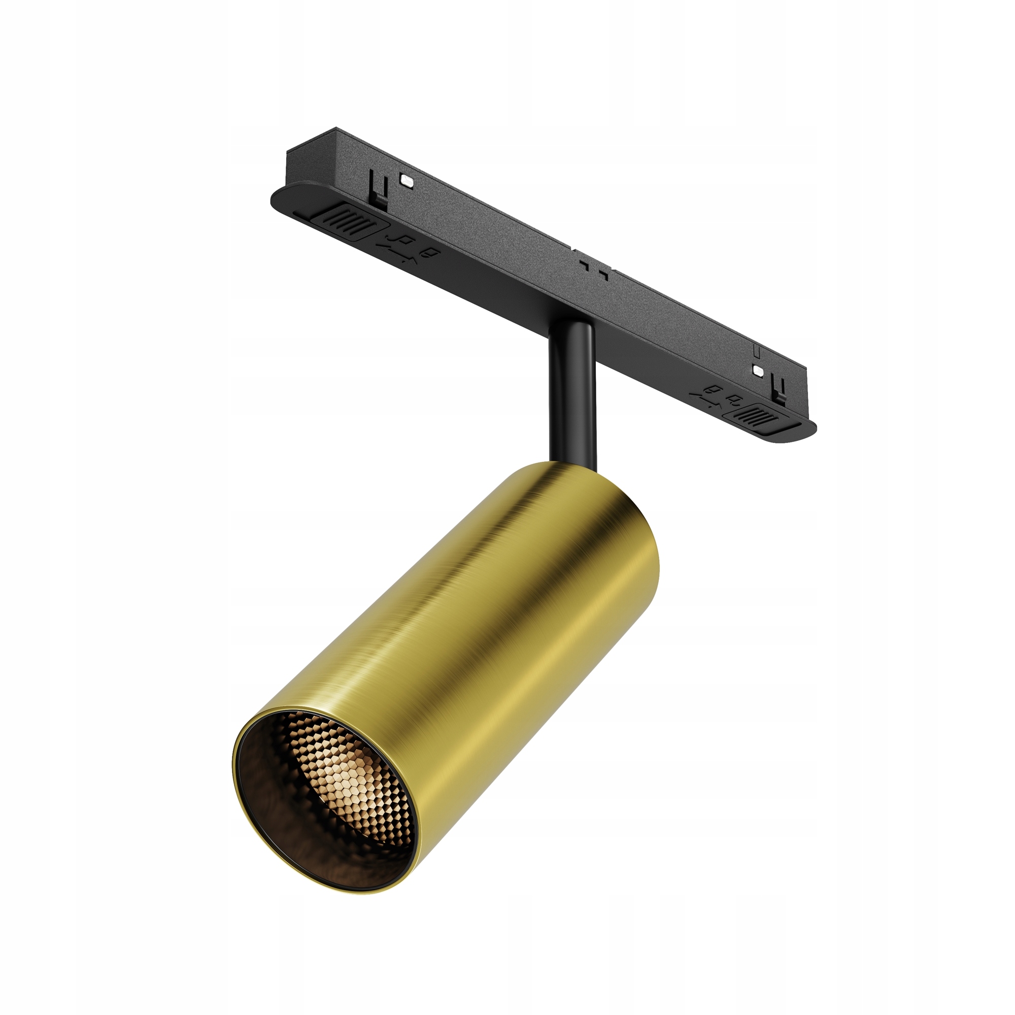 Maytoni Focus Led kolejnicový reflektor 1-fázový 12W 3000K černo-zlatý