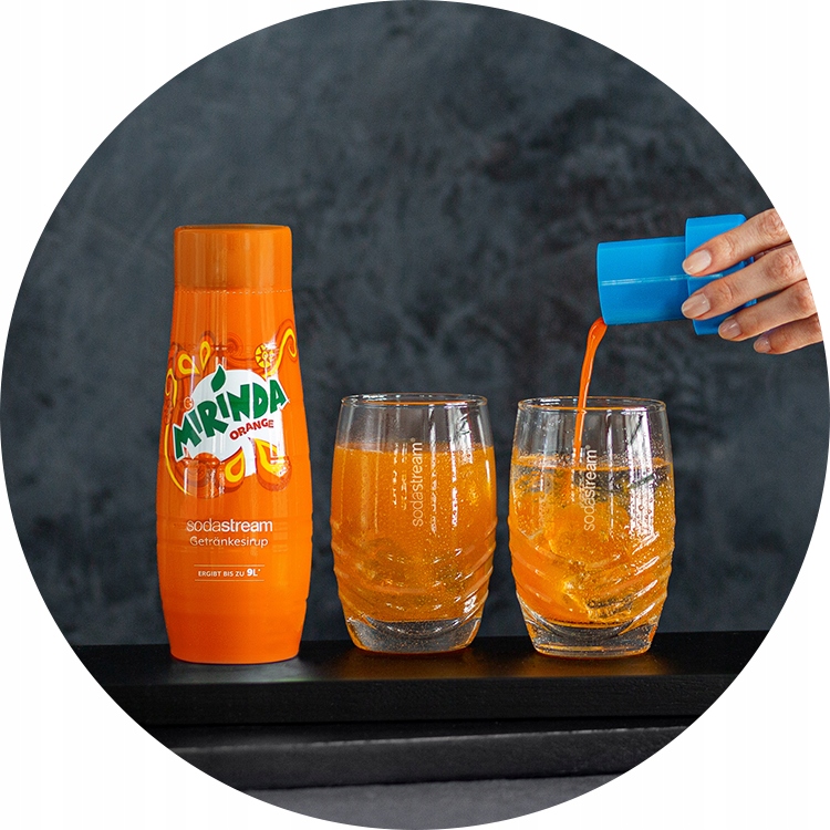 MIRINDA SYROP KONCENTRAT 440ML SODASTREAM. Stan opakowania oryginalne