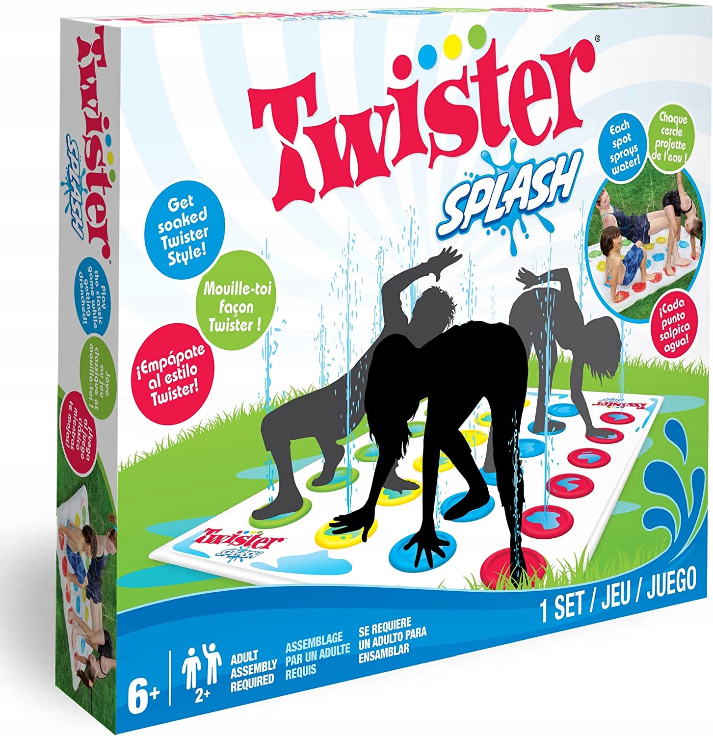 GRA ZRĘCZNOŚCIOWA MATA WODNA TWISTER SPLASH DO OGRODU ZRASZACZ