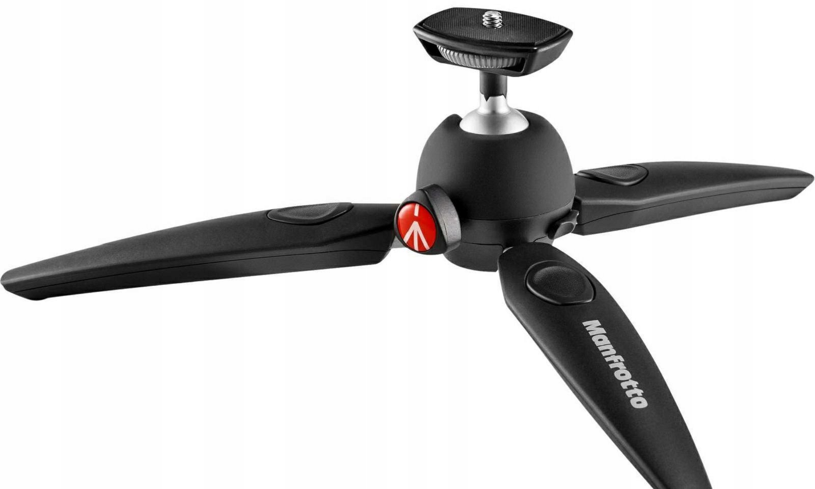 MINI STATYW TRIPOD MANFROTTO POD KAMERKI SPORTOWE APARATY GWINT 1/4 Kolor czarny