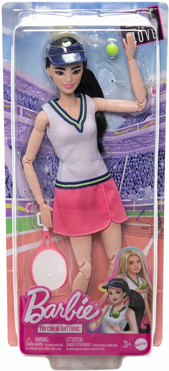 LALKA BARBIE SPORTSMENKA TENISISTKA lalka made to move Stan opakowania oryginalne