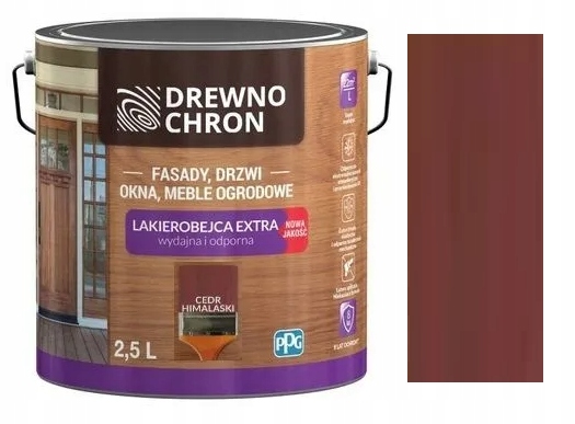 Drewnochron Lakierobejca Do Drewna Extra Cedr Himalajski 2.5L