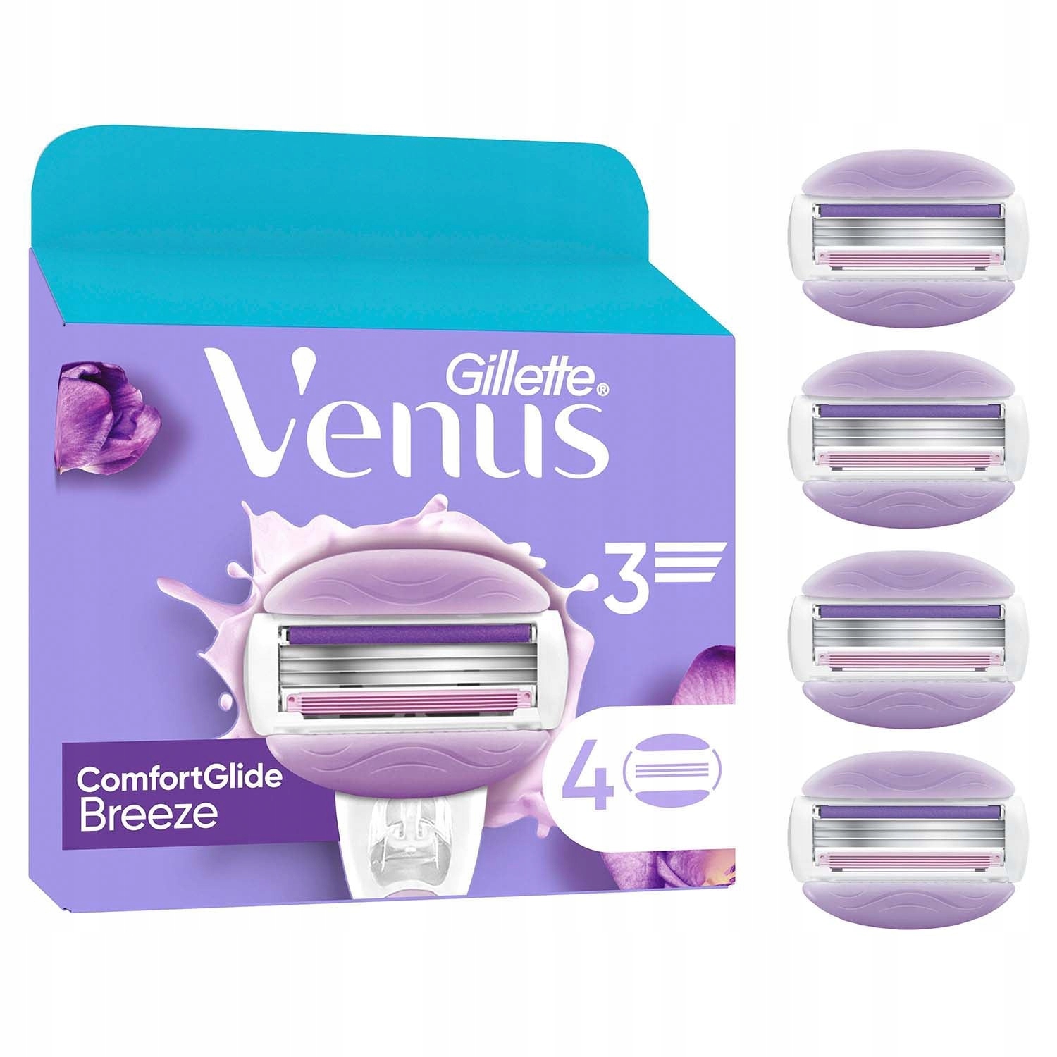 Dámské čepele ComfortGlide Breeze, 4 kusy