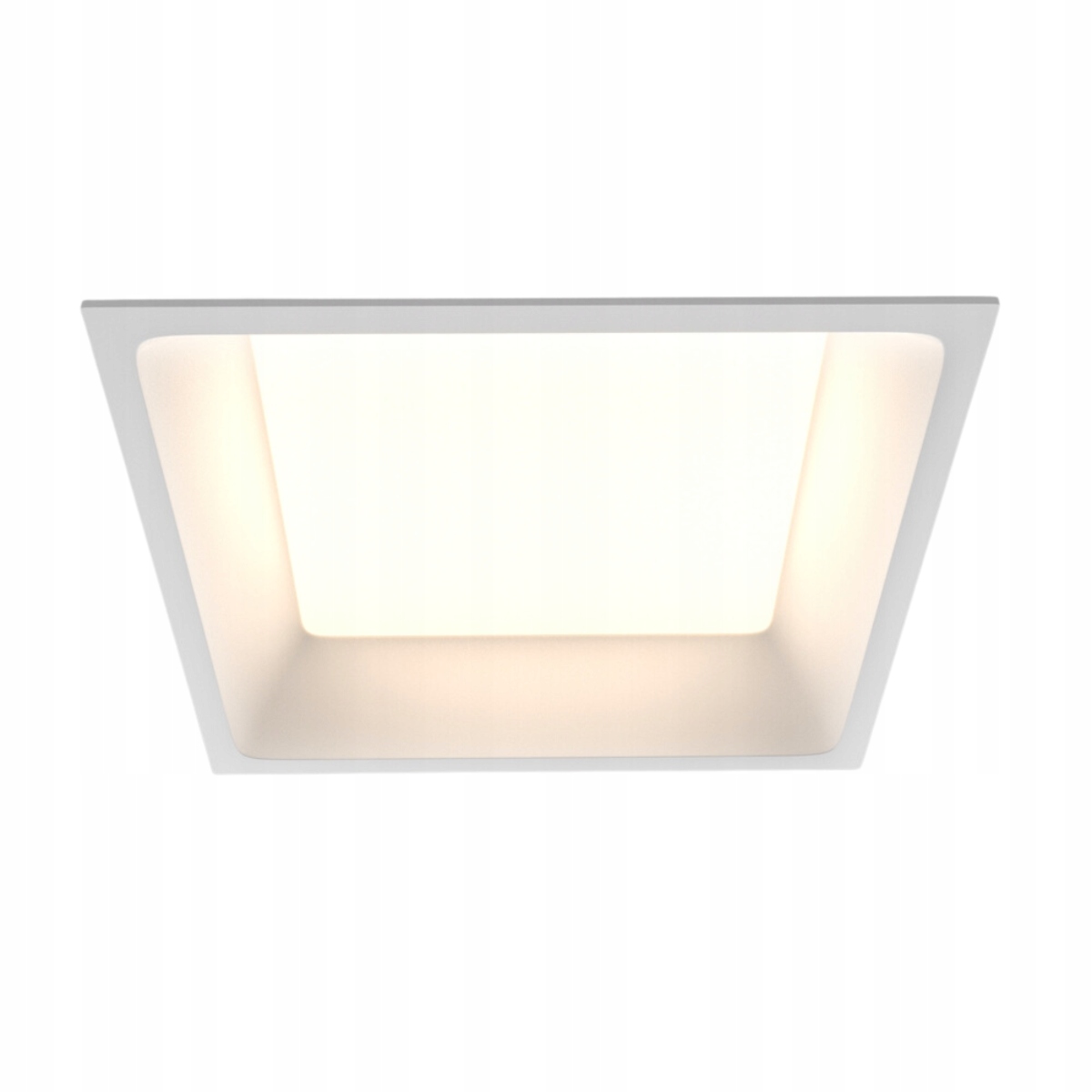 Biela štvorcová variabilná Led lampa do kúpeľne Maytoni