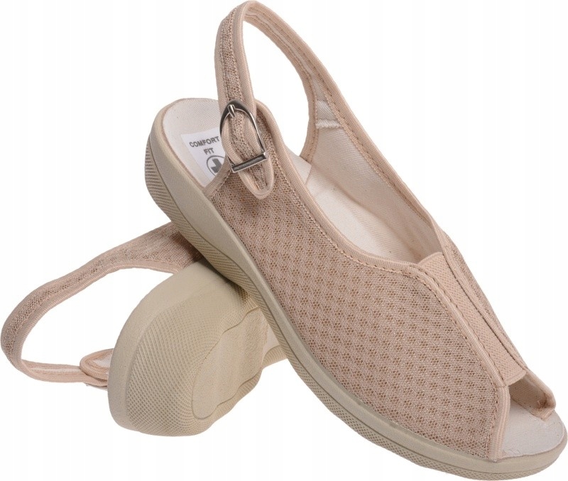 SANDAŁY DAMSKIE GUMKA MIĘKKIE LEKKIE HALUKS bez 41