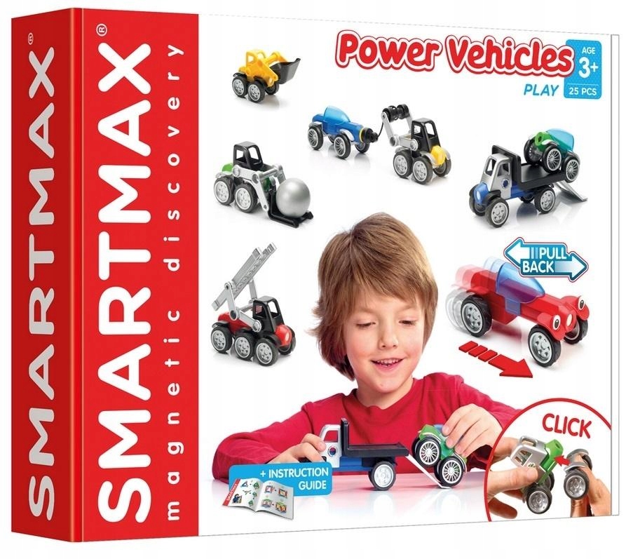 

Klocki magnetyczne SmartMax Vehicles Mix SmartMax