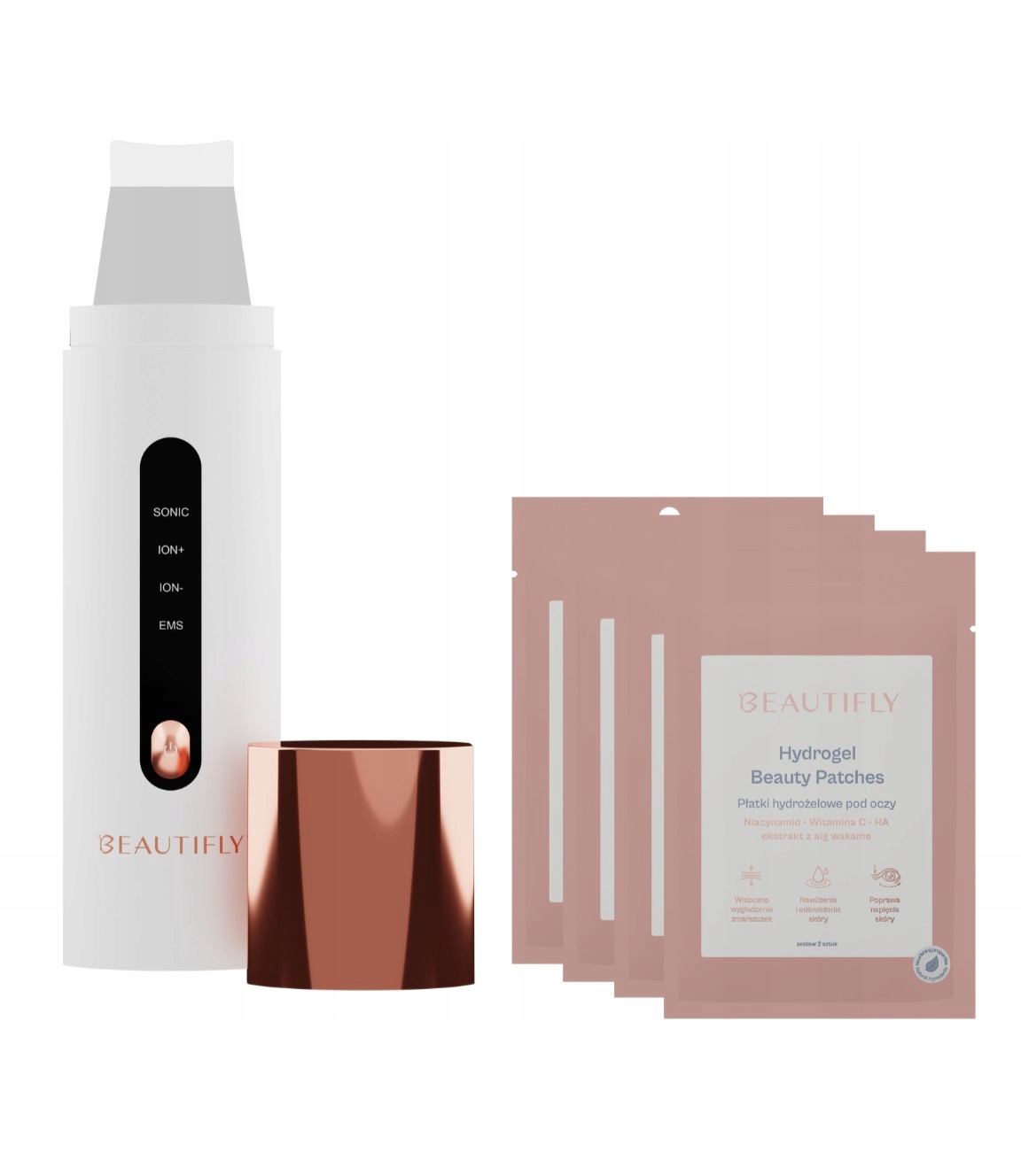 Kavitační peeling Beautifly Scrub Slim Pro Hydrogelové polštářky pod oči