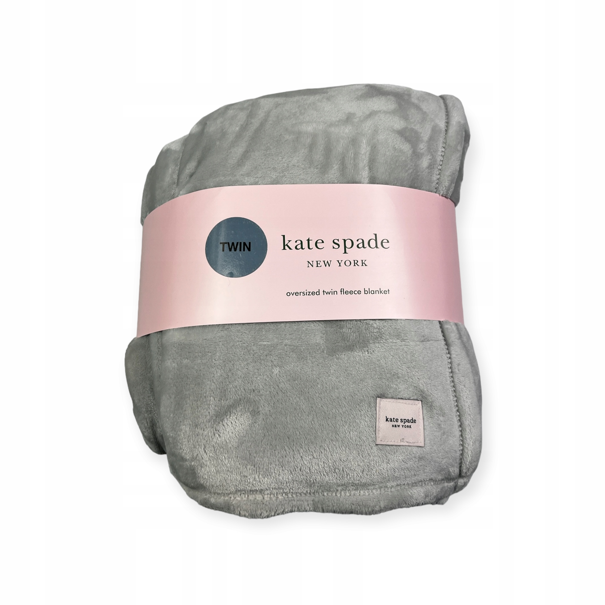 Měkká teplá šedá deka Kate Spade New York