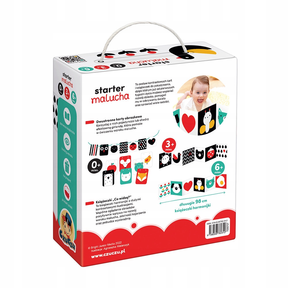 CZUCZU STARTER MALUCHA KSIĄŻECZKI KONTRASTOWE 0M+ Kod producenta 9788366762312