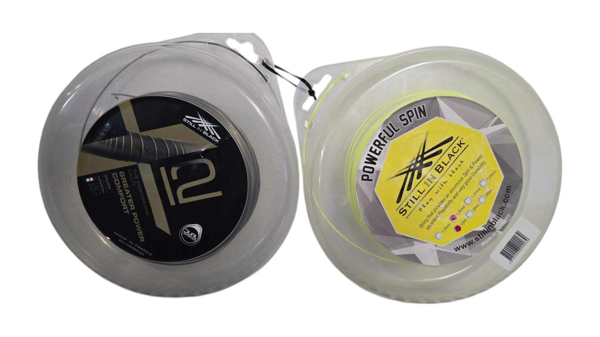 Tenisový Výplet Still In Black 1.25 MM 120 M 1.30 MM 120 M, Sada 2 Kusů