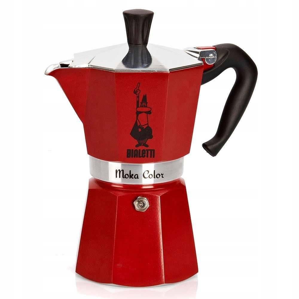 Kawiarka Bialetti Moka Express 3tz Czerwona 3tz
