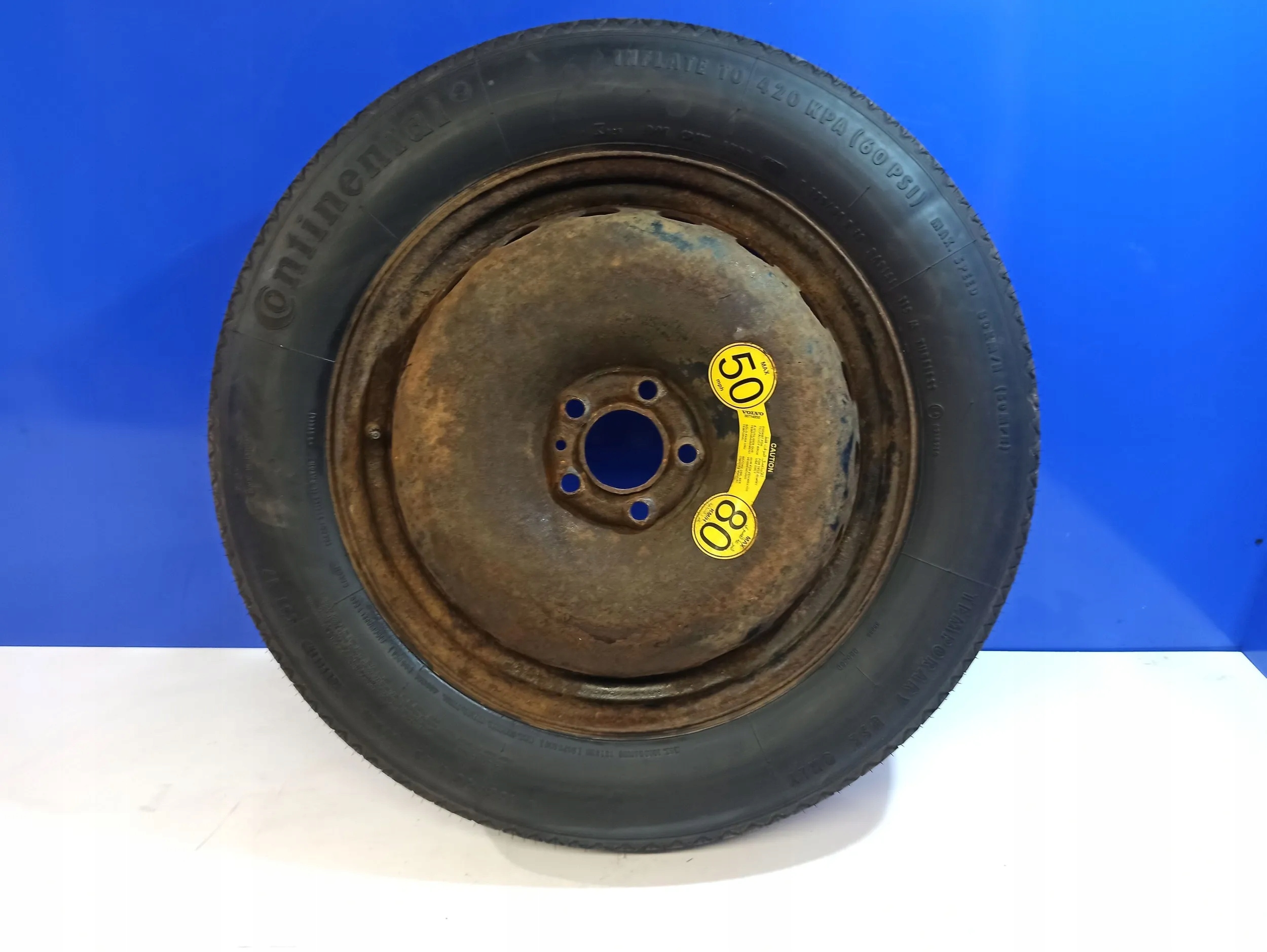 Volvo XC90 2010 Koła dojazdowe Średnica felgi 12