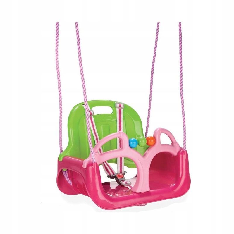 

Huśtawka dla dzieci Swing 3w1 Różowa Kubełkowa