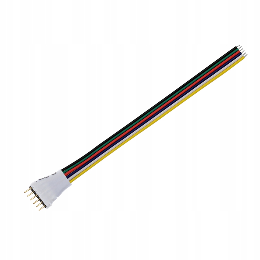 

Złączka do taśmy Led Rgb+cct 6-PIN wtyk kabel