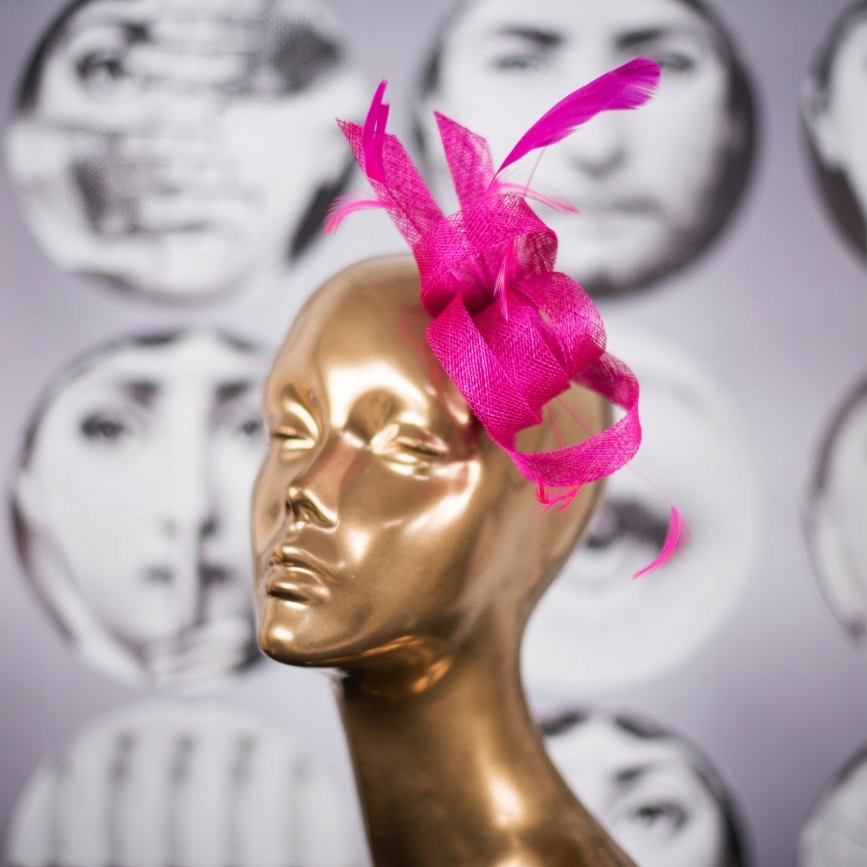 Fascynator Mysterious - czerwony cz19590 Rodzaj stroik