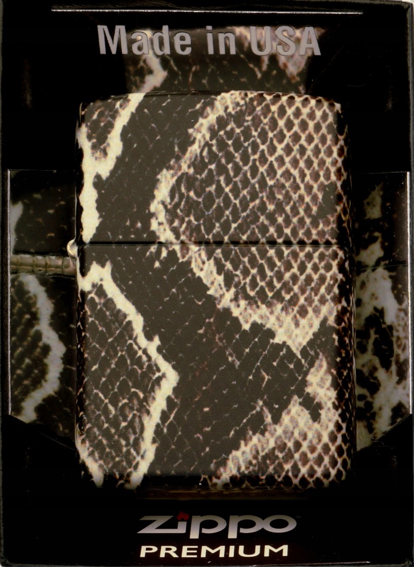 Zapalovač Zippo Snake Skin 60006364 Větruodolný benzínový