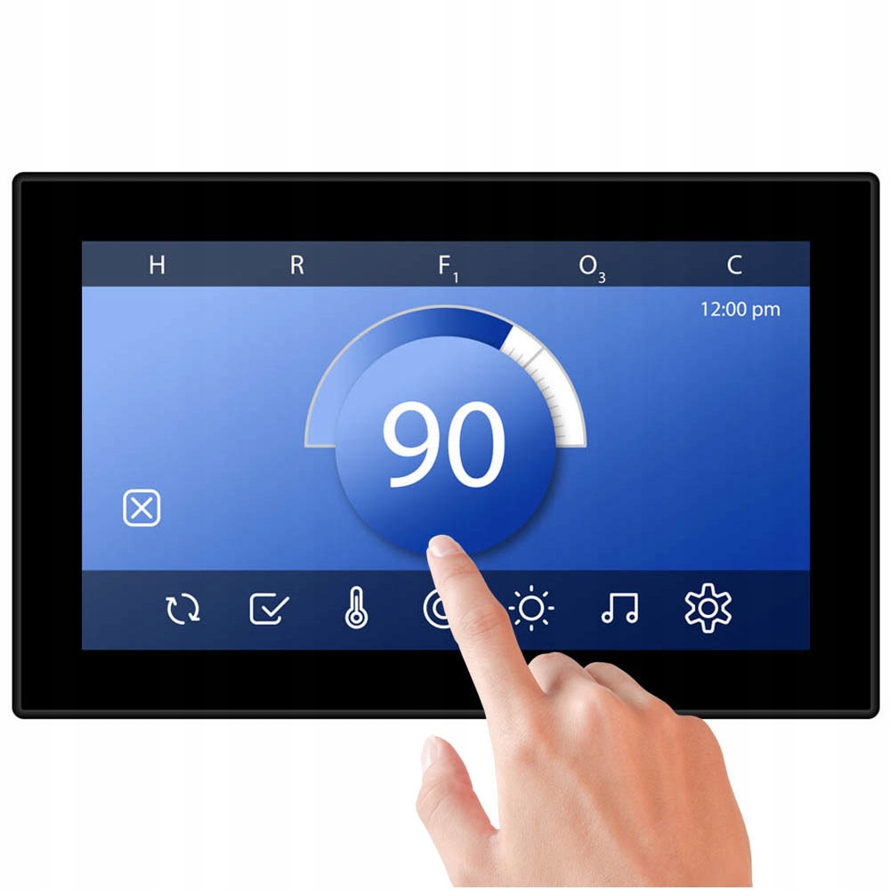 Dotykový panel Balboa Spa Touch ST3+ černý s 7" displejem a ovládáním Spa