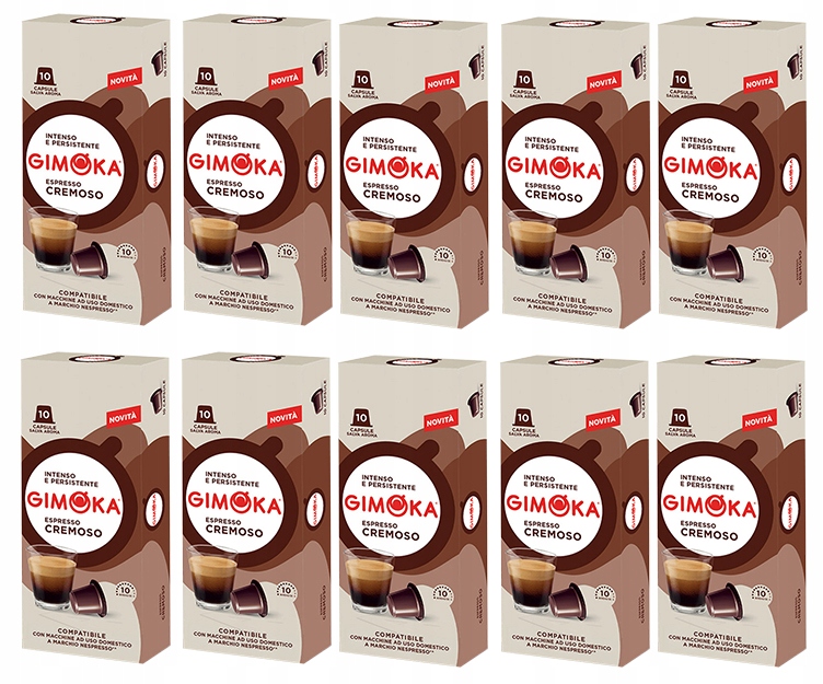 Kapsułki z kawą do Nespresso Cremoso Gimoka x100