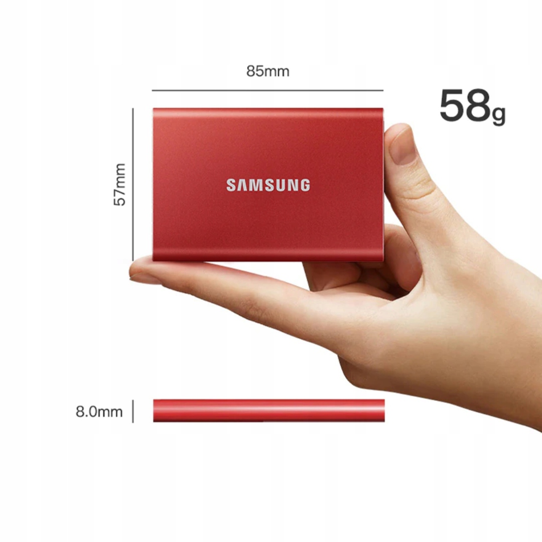 DYSK PRZENOSNY ZEWNETRZNY SSD SAMSUNG 500GB TYPC Interfejs USB 3.2