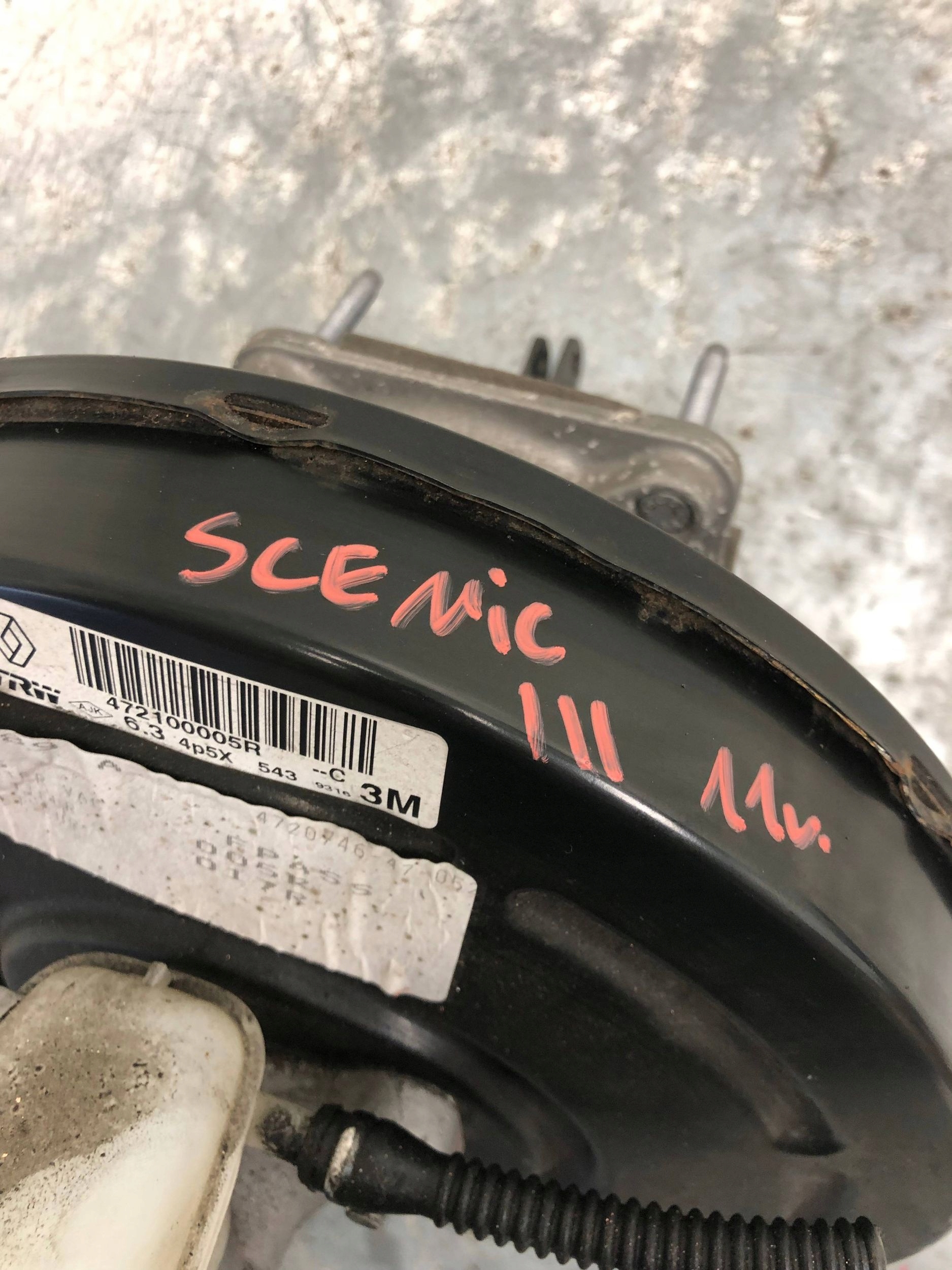 servo kočnice RENAULT SCENIC III 472100005R