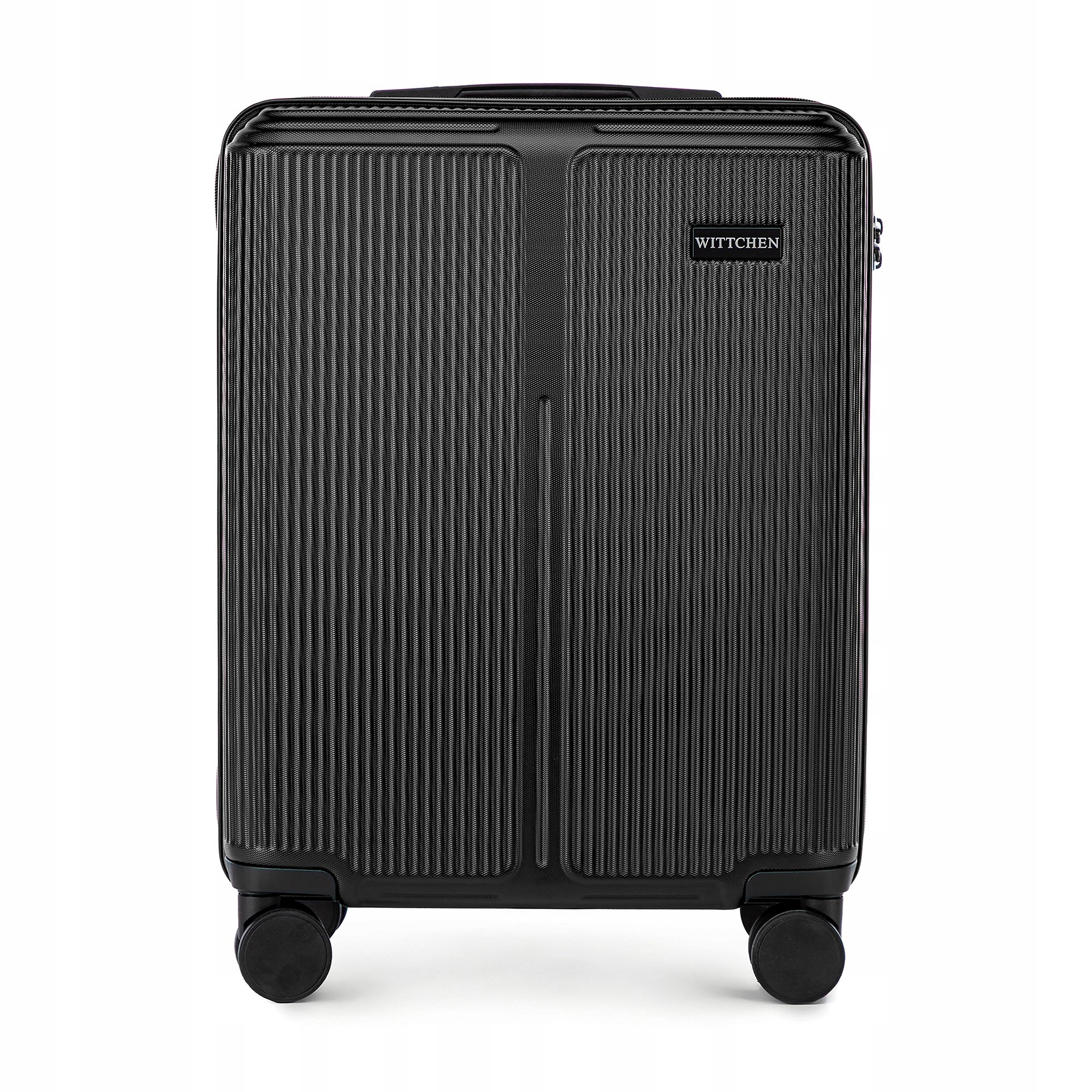 Walizka kabinowa Wittchen Stripes Line Abs 56-3A-601-10 czarna 36L